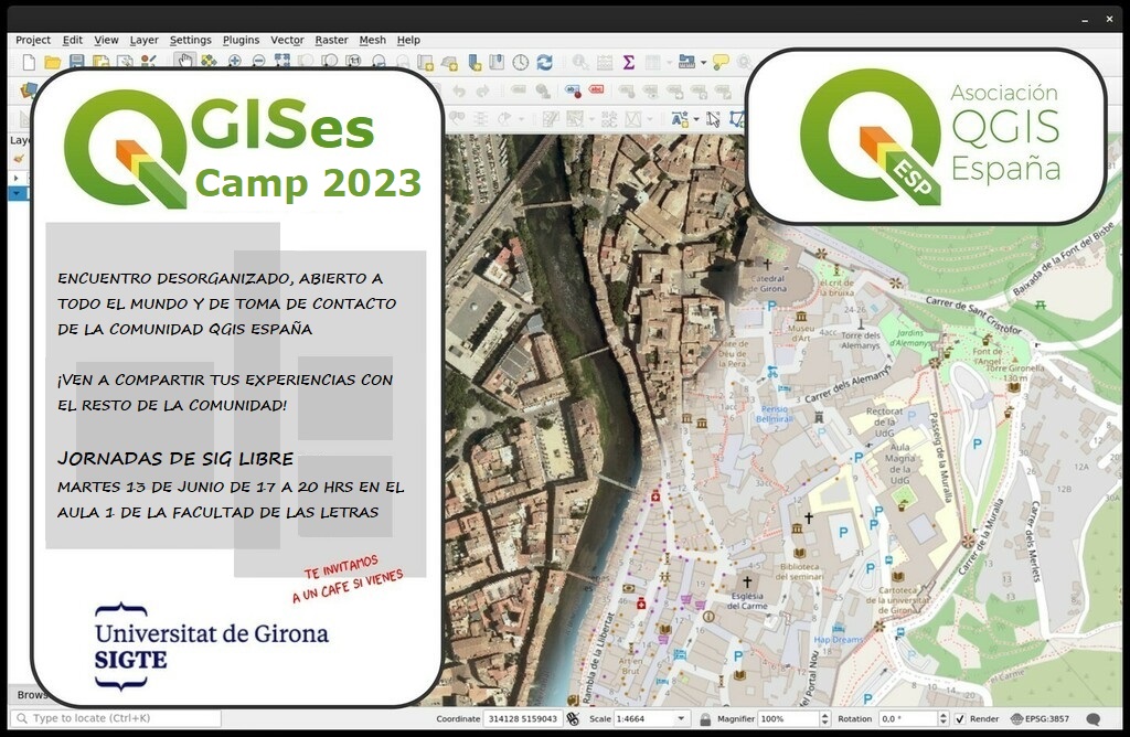 Cartel QGISCamp2023